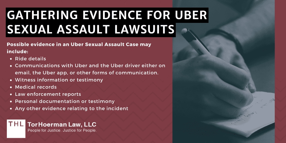 Gathering Evidence For Uber Sexual Assault Lawsuits