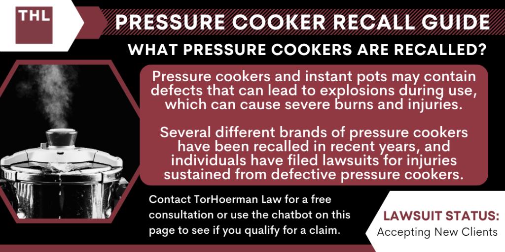 Pressure Cooker Recall What Pressure Cookers Are Recalled?