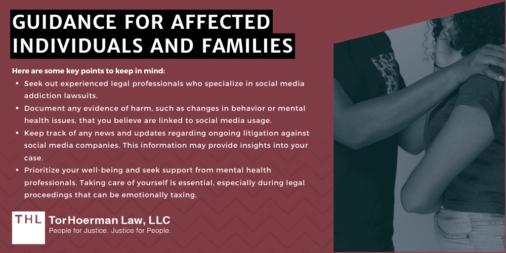 Social Media Addiction Lawsuits; Social Media Addiction Lawsuit; Social Media Mental Health Lawsuit; An Overview Of Eating Disorders And Social Media; Overview Of Social Media Addiction Lawsuits; Impact Of Social Media On Mental Health; Body Dysmorphia And Eating Disorders; Anxiety And Depression; Suicidal Ideation; Sleep Disturbances; Attention Deficit Hyperactivity Disorder (ADHD); What Is The Basis For Social Media Lawsuits; Status Of Current Litigation Efforts; The Role of Legal Representation in Social Media Lawsuits; Guidance For Affected Individuals And Families