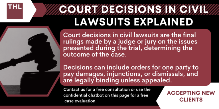 court decisions in civil lawsuits; civil lawsuits; court decisions; court decisions in civil cases;