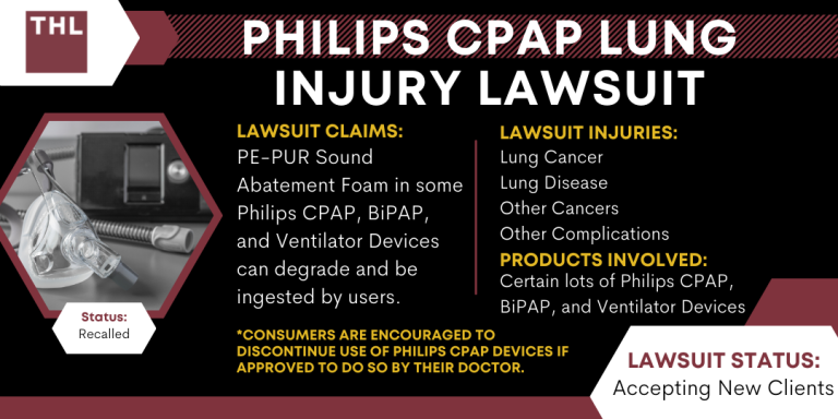 Philips CPAP Lung Injury Lawsuit; Philips CPAP Lawsuit; Philips CPAP Recall Lawsuit; Philips Respironics Recall Lawsuit