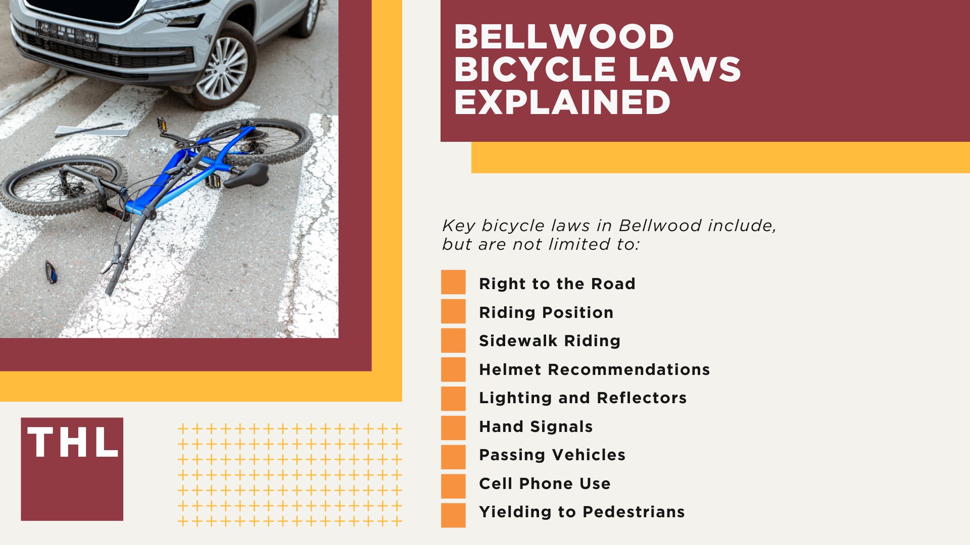 Bellwood Bike Accident Lawyer; Meet Our Bellwood Bicycle Accident Lawyers; Our Founder and Experienced Bellwood Car Accident Lawyer_ Tor Hoerman; What To Do After a Bicycle Accident in Bellwood_ Steps to Take; Common Bicycle Accident Injuries; Common Causes of Bicycle Accidents in Bellwood; TorHoerman Law_ Bellwood Bicycle Accident Attorneys; How Much Does it Cost to Hire a Bellwood Bicycle Accident Lawyer; Gathering Evidence for a Bicycle Accident Claim; Bellwood Bicycle Laws Explained