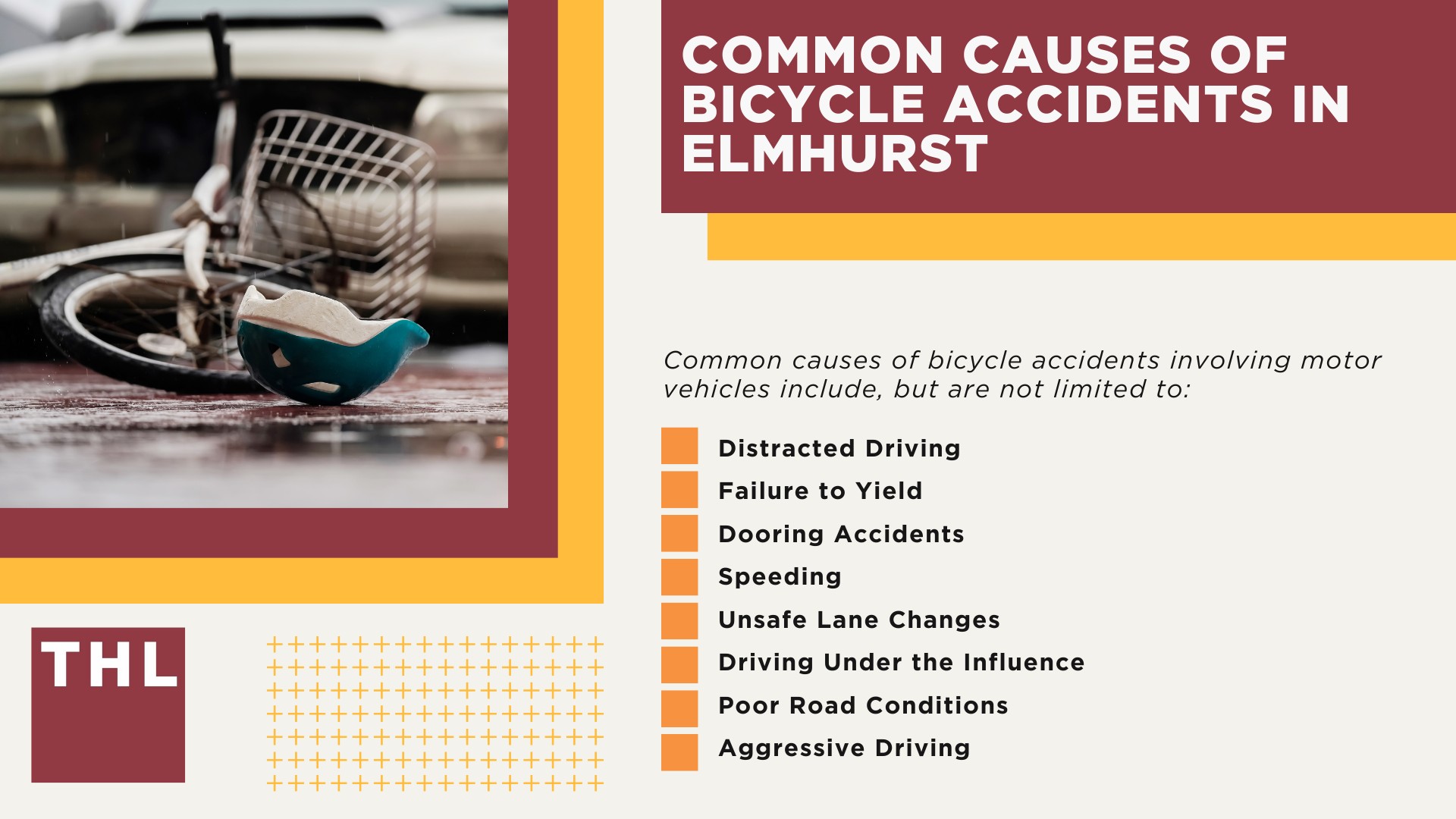 Elmhurst Bike Accident Lawyer; Meet Our Elmhurst Bicycle Accident Lawyers; Our Founder and Elmhurst Bicycle Accident Lawyer_ Tor Hoerman; How Much Does it Cost to Hire an Elmhurst Bicycle Accident Lawyer; What To Do After a Bicycle Accident in Elmhurst_ Steps to Take; Gathering Evidence for a Bicycle Accident Claim; Damages in Personal Injury Cases for Bike Accidents; Elmhurst Bicycle Laws Explained; Common Bicycle Accident Injuries; Common Causes of Bicycle Accidents in Elmhurst