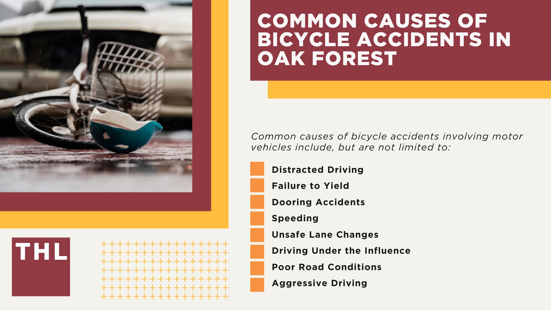 Oak Forest Bike Accident Lawyer; Meet Our Oak Forest Bicycle Accident Lawyers; Our Founder and Oak Forest Bicycle Accident Lawyer_ Tor Hoerman; How Much Does it Cost to Hire an Oak Forest Bicycle Accident Lawyer; What To Do After a Bicycle Accident in Oak Forest_ Steps to Take; Gathering Evidence for a Bicycle Accident Claim; Damages in Personal Injury Cases for Bike Accidents; Oak Forest Bicycle Laws Explained; Common Bicycle Accident Injuries; Common Causes of Bicycle Accidents in Oak Forest