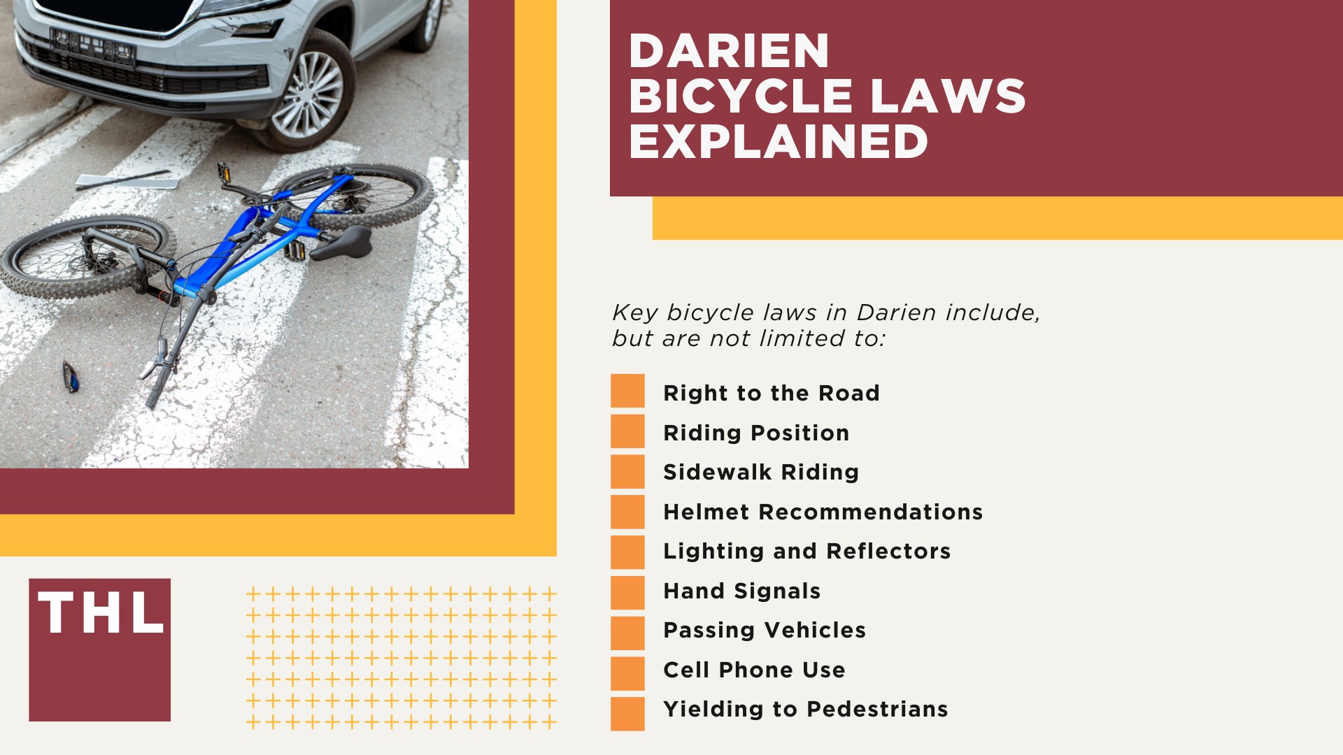 Darien Bike Accident Lawyer; Meet Our Darien Bicycle Accident Lawyers; Our Founder and Darien Bicycle Accident Lawyer_ Tor Hoerman; How Much Does it Cost to Hire a Darien Bicycle Accident Lawyer; What To Do After a Bicycle Accident in Darien_ Steps to Take; Gathering Evidence for a Bicycle Accident Claim; Damages in Personal Injury Cases for Bike Accidents; Darien Bicycle Laws Explained