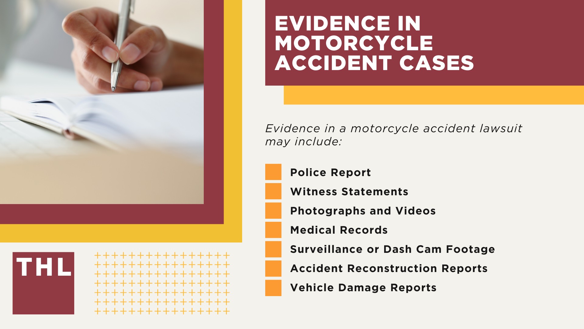 Berwyn Motorcycle Accident Lawyer; Meet Our Berwyn Motorcycle Accident Lawyers; Our Founder and Experienced Berwyn Motorcycle Accident Lawyer_ Tor Hoerman; Our Berwyn Motorcycle Accident Lawyers Get Results; Steps to Take After a Motorcycle Accident in Berwyn; Evidence in Motorcycle Accident Cases