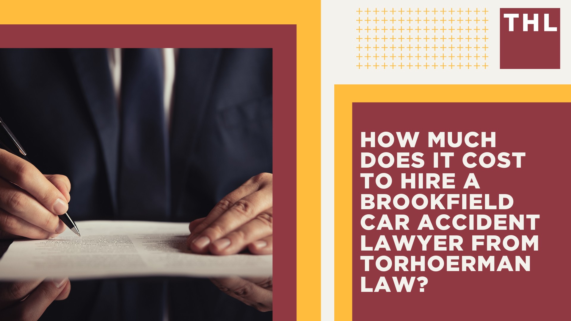 Brookfield Car Accident Lawyer; Meet Our Brookfield Car Accident Lawyers; Our Founder and Experienced Brookfield Car Accident Lawyer_ Tor Hoerman; Our Brookfield Car Accident Lawyers get results; We Provide a Hands-Off Legal Experience for Car Accident Victims; How Much Does it Cost to Hire a Brookfield Car Accident Lawyer from TorHoerman Law