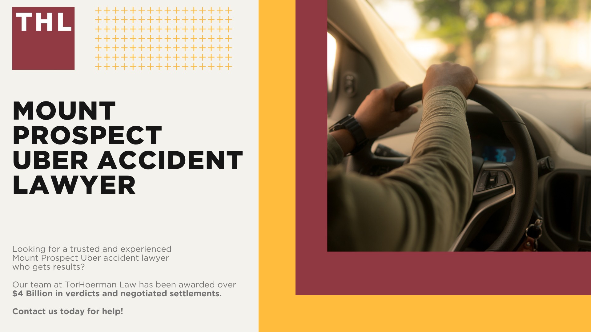 Mount Prospect Uber Accident Lawyer; Meet Our Team of Mount Prospect Uber Accident Lawyers; Our Founder and Experienced Mount Prospect Uber Accident Lawyer_ Tor Hoerman; How Much Does it Cost to Hire an Uber Accident Attorney; What to Do After an Uber Accident in Mount Prospect_ Steps to Take; Can I Sue Uber or Lyft for My Injuries in a Rideshare Accident; What is the Legal Process for Uber or Lyft Accident Claims in Mount Prospect; Gathering Evidence for an Uber Accident Lawsuit; Damages in Rideshare Accident Cases; TorHoerman Law_ The Uber Accident Attorneys Mount Prospect Trusts