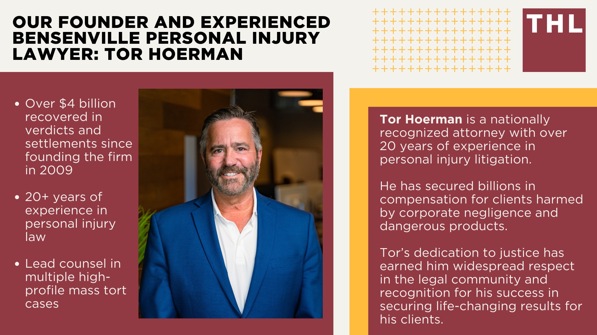 Personal Injury Lawyer Bensenville; Meet Our Bensenville Personal Injury Lawyers; Our Founder and Experienced Bensenville Personal Injury Lawyer_ Tor Hoerman