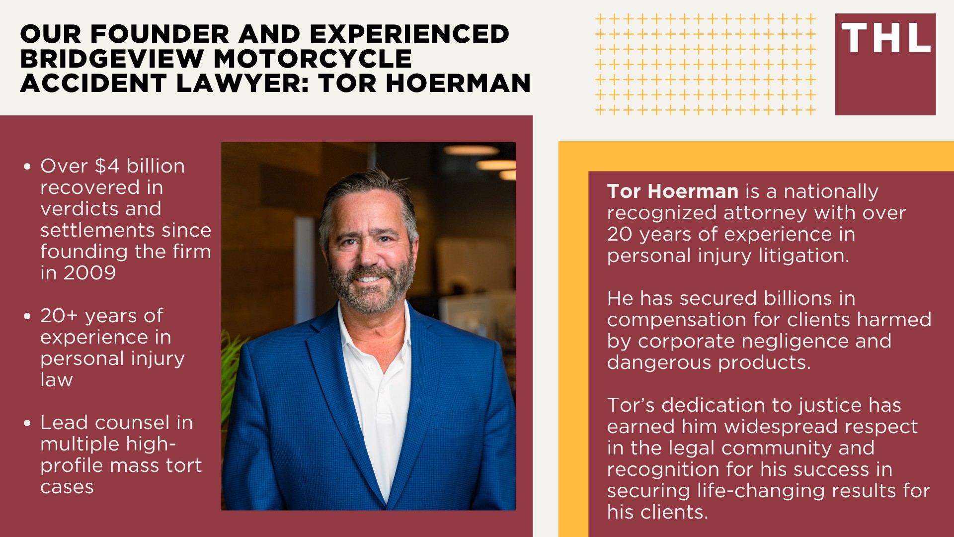 Bridgeview Motorcycle Accident Lawyer; Meet Our Bridgeview Motorcycle Accident Lawyers; Our Founder and Experienced Bridgeview Motorcycle Accident Lawyer_ Tor Hoerman