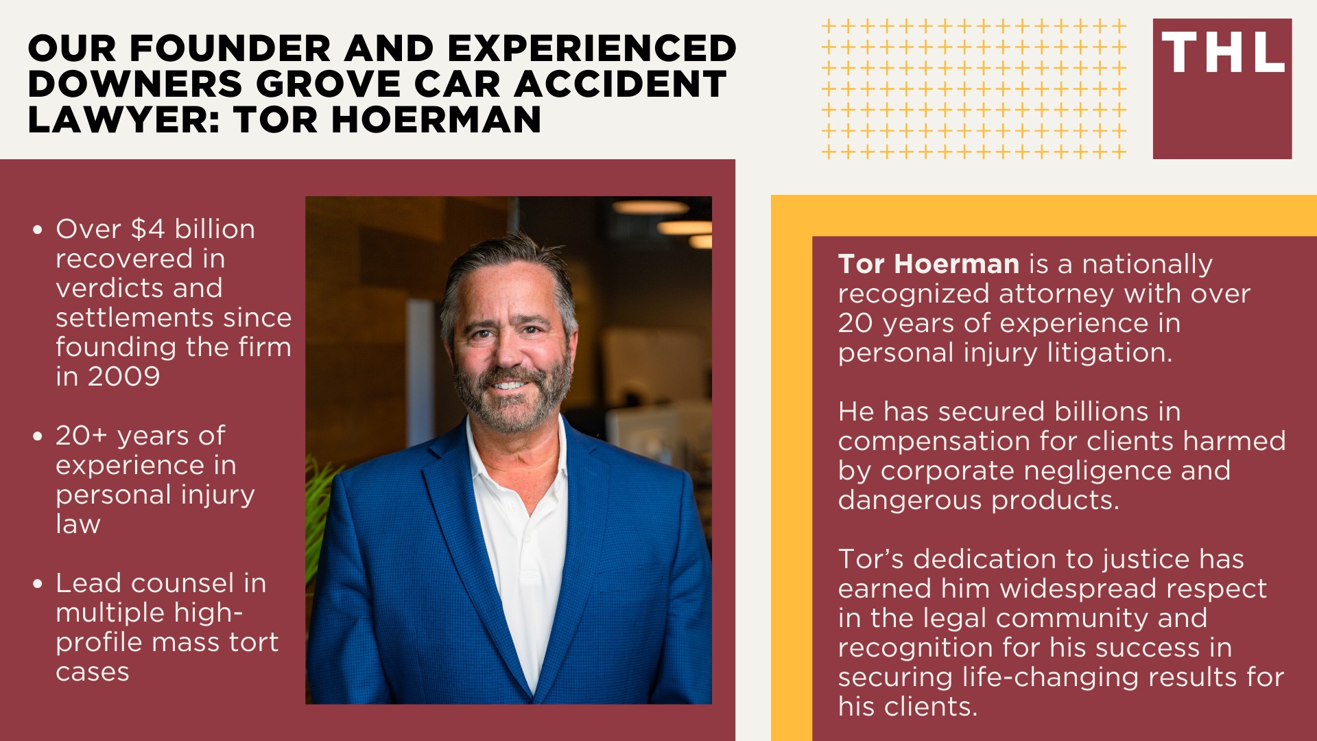 Downers Grove Car Accident Lawyer; Meet Our Downers Grove Car Accident Lawyers; Our Founder and Experienced Downers Grove Car Accident Lawyer_ Tor Hoerman