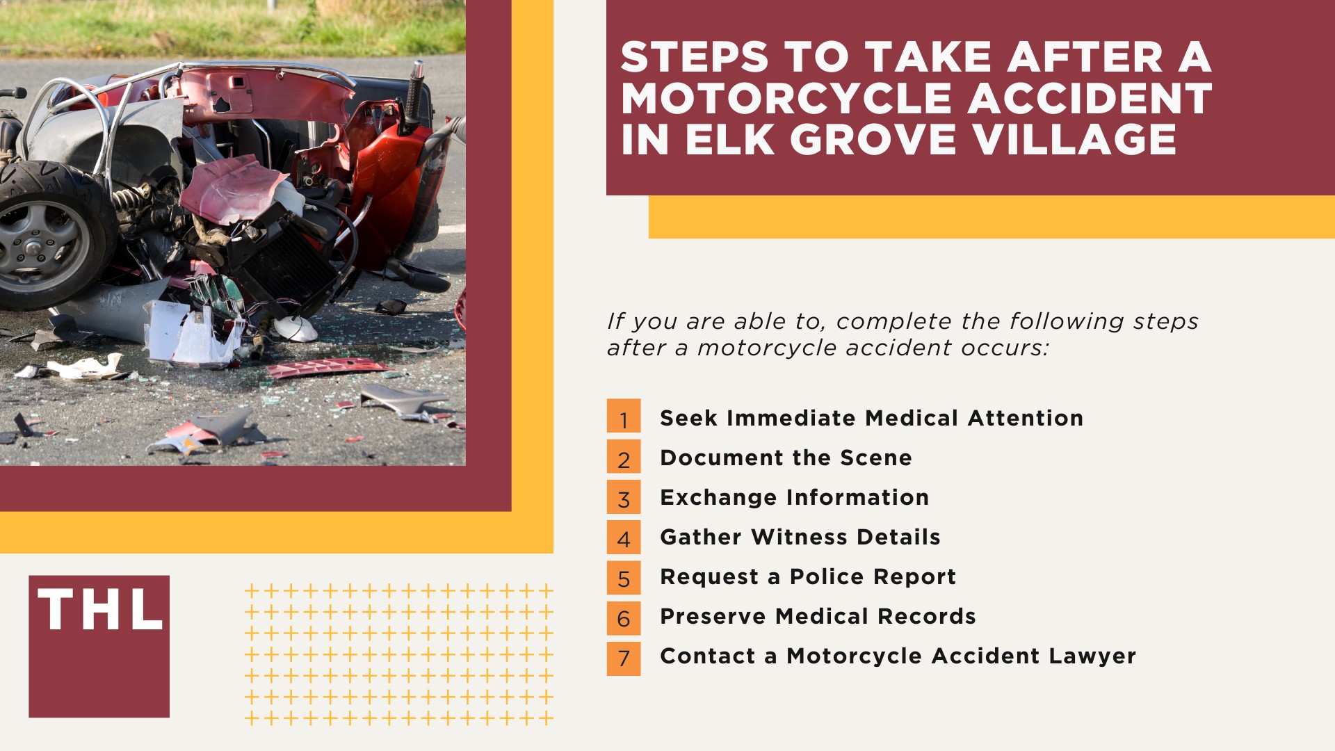 Elk Grove Village Bike Accident Lawyer; Meet Our Elk Grove Village Motorcycle Accident Lawyers; Our Founder and Experienced Elk Grove Village Motorcycle Accident Lawyer_ Tor Hoerman; Our Elk Grove Village Motorcycle Accident Lawyers Get Results; How Much Does it Cost to Hire an Elk Grove Village Motorcycle Accident Lawyer; Steps to Take After a Motorcycle Accident in Elk Grove Village