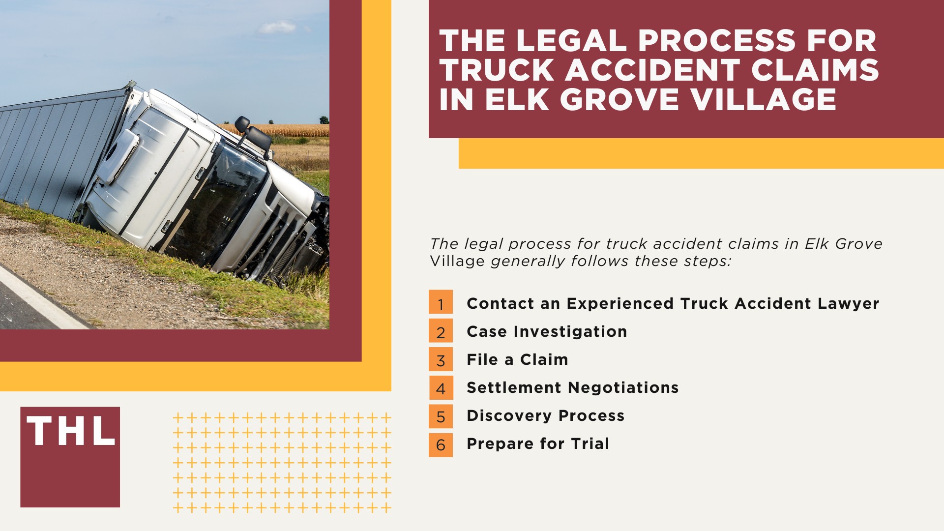 Elk Grove Village Truck Accident Lawyer; How Can an Elk Grove Village Truck Accident Lawyer from TorHoerman Law Help You; How Much Does it Cost to Hire aN Elk Grove Village Truck Accident Attorney from TorHoerman Law;  Meet Our Elk Grove Village Truck Accident Attorneys; Our Founder and Experienced Truck Accident Lawyer_ Tor Hoerman; Our Elk Grove Village Truck Accident Lawyers Get Results; What To Do After a Truck Accident in Elk Grove Village, IL;  Gathering Evidence for a Truck Accident Case; Common Damages in Truck Accident Cases; The Legal Process for Truck Accident Claims in Elk Grove Village