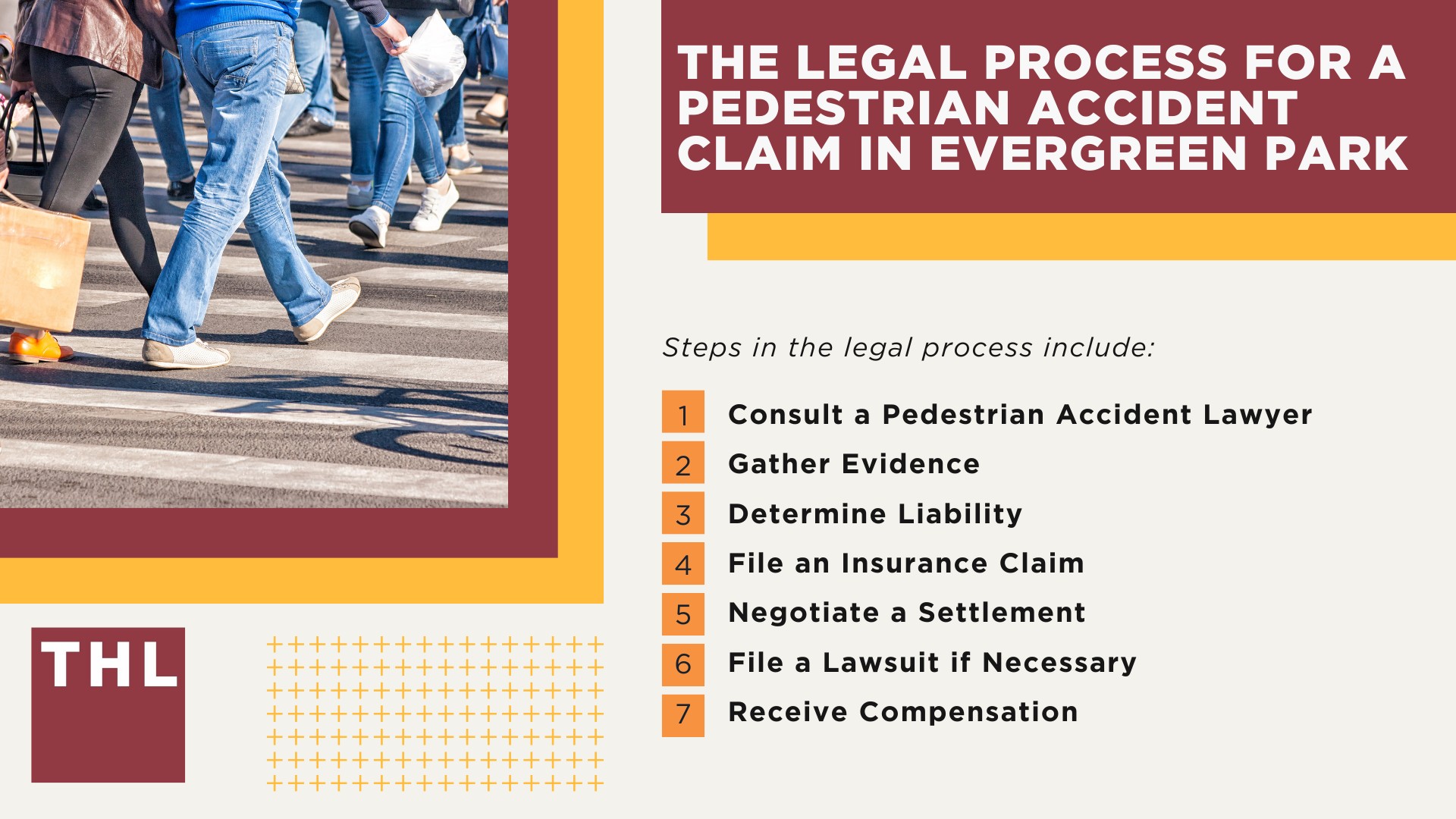 Evergreen Park Pedestrian Accident Lawyer; Meet Our Evergreen Park Pedestrian Accident Lawyers; How Much Does it Cost to Hire a Evergreen Park Pedestrian Accident Attorney; What To Do After a Pedestrian Accident in Evergreen Park; Evidence in Pedestrian Accident Claims; Damages in a Pedestrian Accident Lawsuit; The Legal Process for a Pedestrian Accident Claim in Evergreen Park