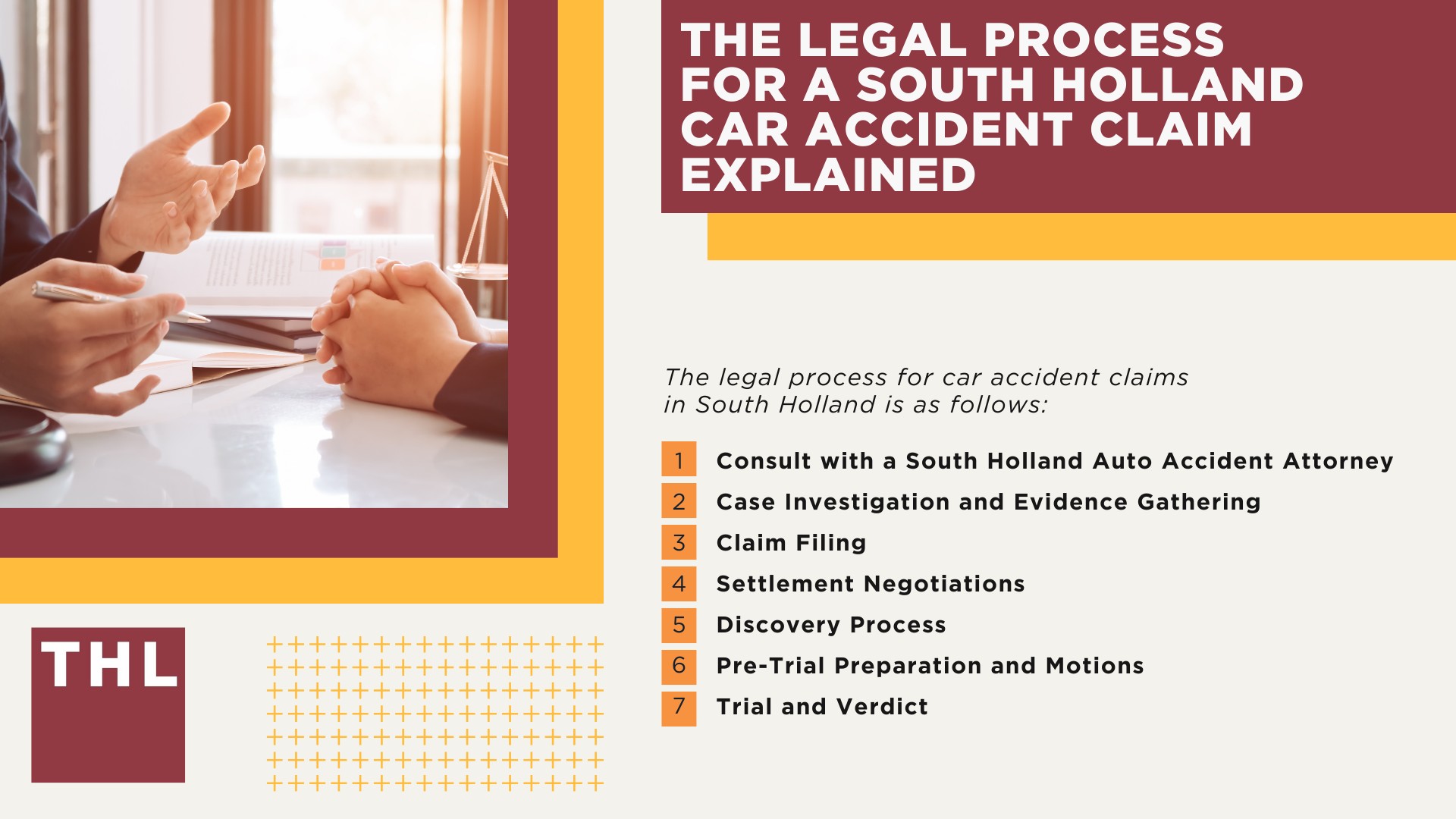 South Holland Car Accident Lawyer; Meet Our South Holland Car Accident Lawyers; Our Founder and Experienced South Holland Car Accident Lawyer_ Tor Hoerman; Our South Holland Car Accident Lawyers Get Results; We Provide a Hands-Off Legal Experience for Car Accident Victims; How Much Does it Cost to Hire a South Holland Car Accident Lawyer from TorHoerman Law;  What to Do After a Car Accident in South Holland, IL; Gathering Evidence for a Car Accident Injury Claim; Damages in South Holland Car Accident Cases; The Importance of Seeking Medical Treatment and Mitigating Injuries; The Legal Process for a South Holland Car Accident Claim Explained