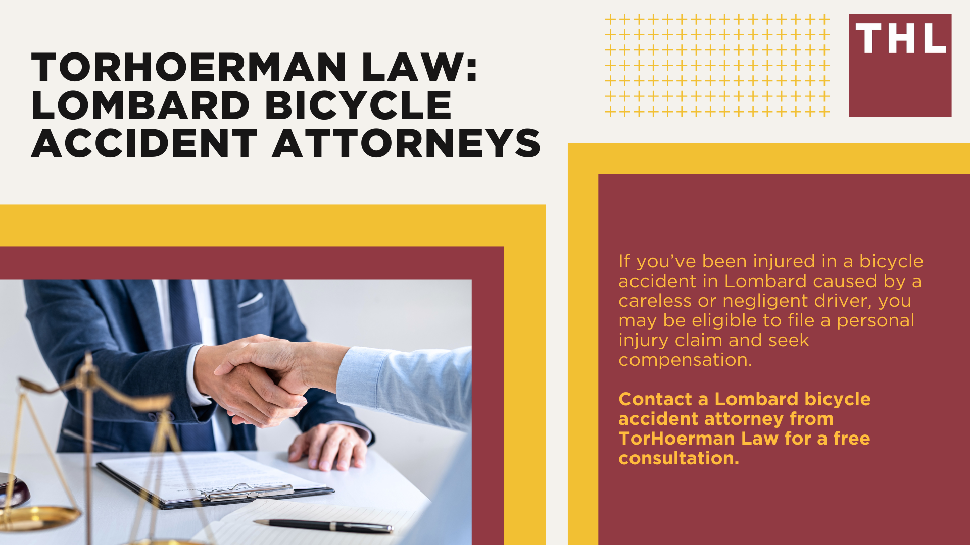 Lombard Bike Accident Lawyer; Meet Our Lombard Bicycle Accident Lawyers; Our Founder and Lombard Bicycle Accident Lawyer_ Tor Hoerman; How Much Does it Cost to Hire a Lombard Bicycle Accident Lawyer; What To Do After a Bicycle Accident in Lombard_ Steps to Take; Gathering Evidence for a Bicycle Accident Claim; Damages in Personal Injury Cases for Bike Accidents; Lombard Bicycle Laws Explained; Common Bicycle Accident Injuries; Common Causes of Bicycle Accidents in Lombard; TorHoerman Law_ Lombard Bicycle Accident Attorneys