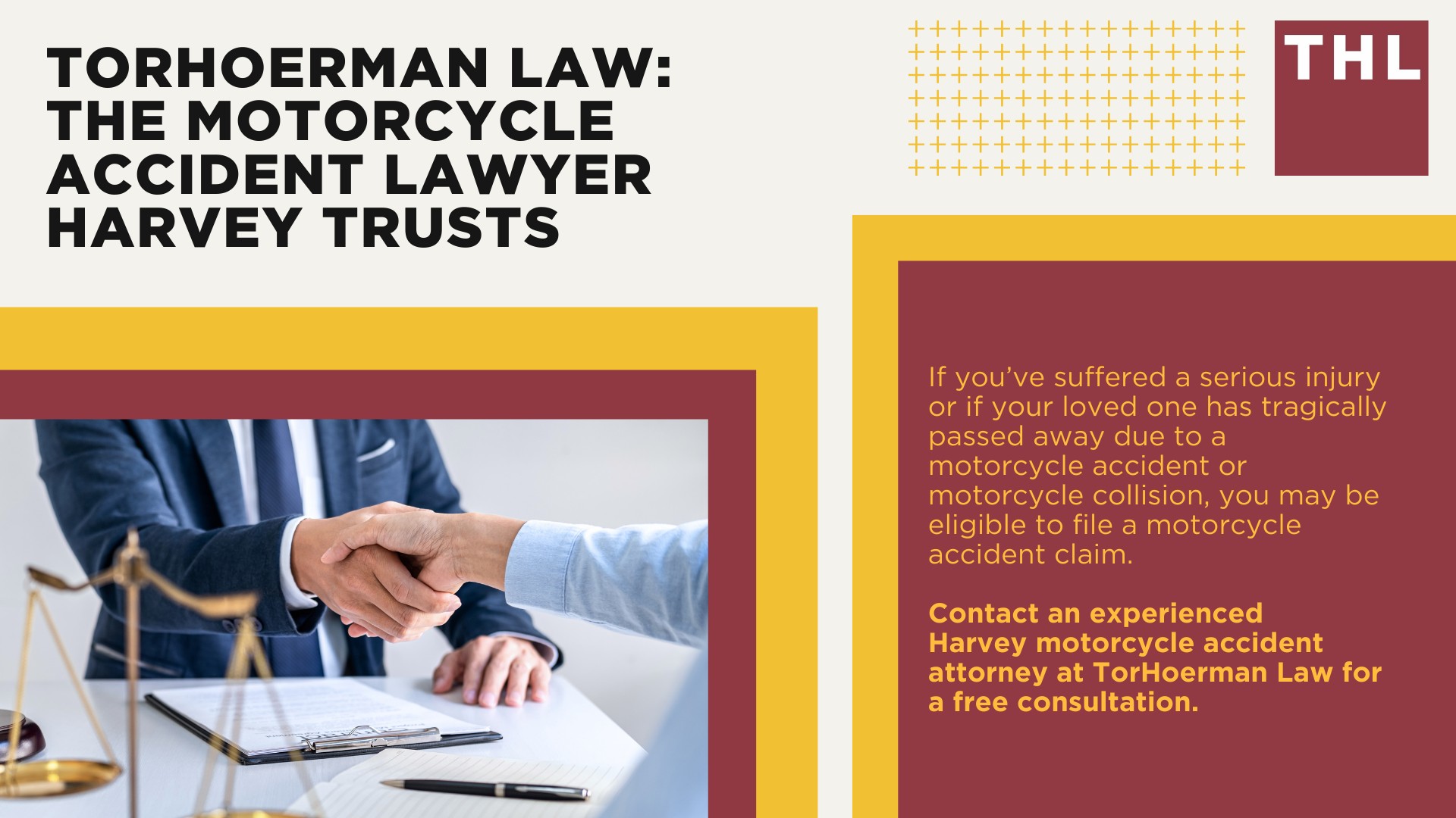 Harvey Motorcycle Accident Lawyer; Meet Our Harvey Motorcycle Accident Lawyers; Our Founder and Experienced Harvey Motorcycle Accident Lawyer_ Tor Hoerman; Our Harvey Motorcycle Accident Lawyers Get Results; How Much Does it Cost to Hire a Harvey Motorcycle Accident Lawyer; Steps to Take After a Motorcycle Accident in Harvey; Evidence in Motorcycle Accident Cases; Damages in a Harvey Motorcycle Accident Claim; The Legal Process for Motorcycle Accident Claims in Harvey; Common Motorcycle Accident Injuries in Harvey, Illinois (IL); Common Causes of Motorcycle Accidents in Harvey, Illinois (IL); TorHoerman Law_ The Motorcycle Accident Lawyer Harvey Trusts