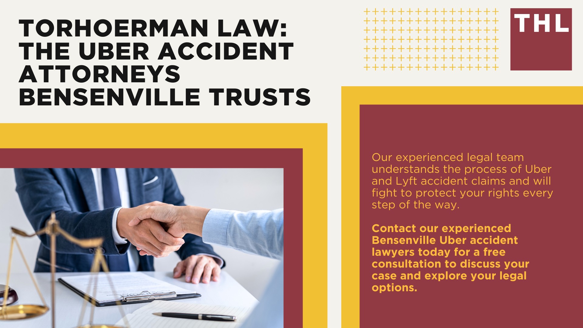 Bensenville Uber Accident Lawyer; Meet Our Team of Bensenville Uber Accident Lawyers; Our Founder and Experienced Truck Accident Lawyer_ Tor Hoerman; How Much Does it Cost to Hire an Uber Accident Attorney; What to Do After an Uber Accident in Bensenville_ Steps to Take; What is the Legal Process for Uber or Lyft Accident Claims in Bensenville; Gathering Evidence for an Uber Accident Lawsuit; Damages in Rideshare Accident Cases; TorHoerman Law_ The Uber Accident Attorneys Bensenville Trusts