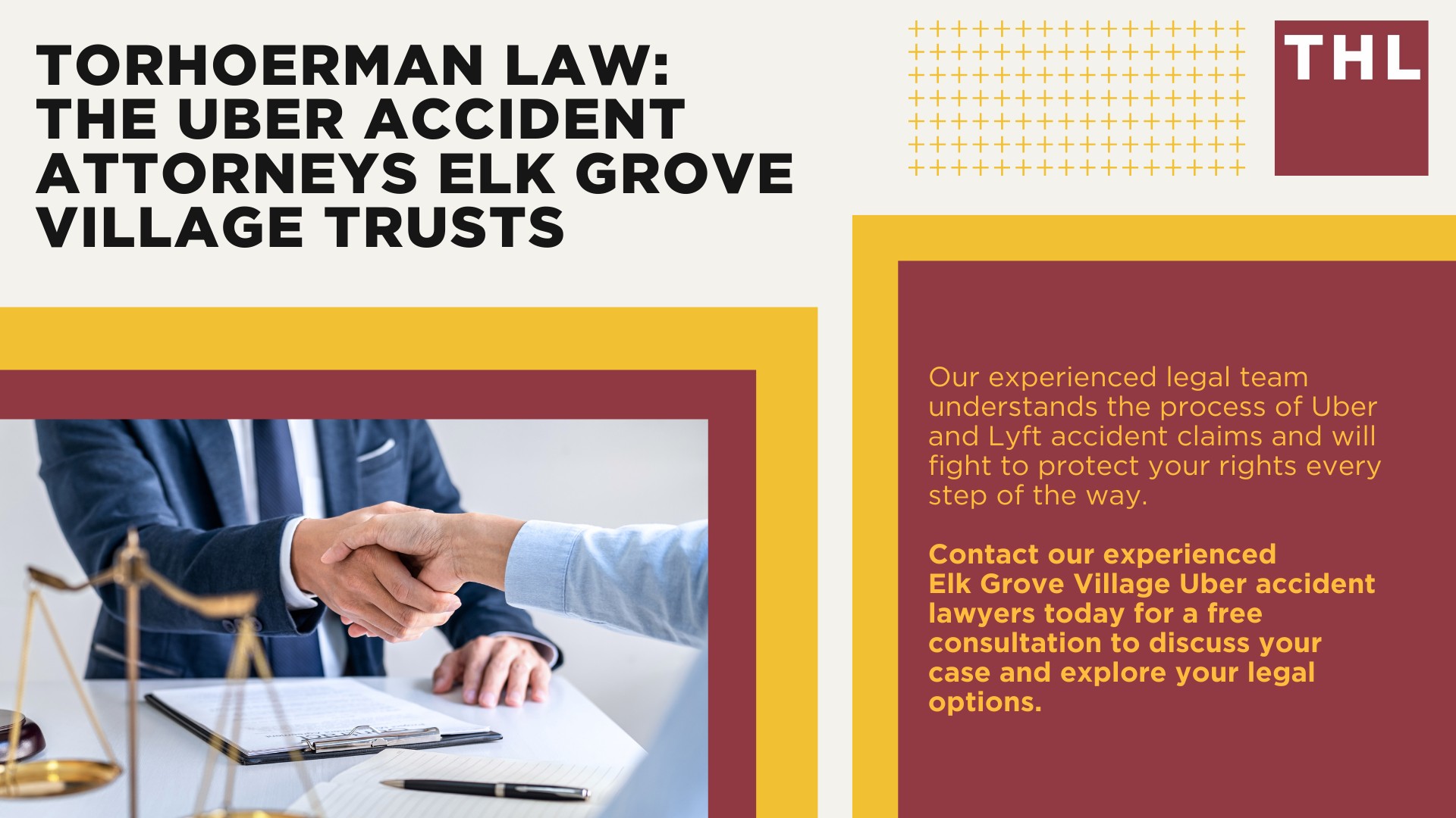 Elk Grove Village Uber Accident Lawyer; Meet Our Team of Elk Grove Village Uber Accident Lawyers; Our Founder and Experienced Elk Grove Village Uber Accident Lawyer_ Tor Hoerman; How Much Does it Cost to Hire an Uber Accident Attorney; What to Do After an Uber Accident in Elk Grove Village_ Steps to Take; Can I Sue Uber or Lyft for My Injuries in a Rideshare Accident; What is the Legal Process for Uber or Lyft Accident Claims in Elk Grove Village; Gathering Evidence for an Uber Accident Lawsuit; Damages in Rideshare Accident Cases; TorHoerman Law_ The Uber Accident Attorneys Elk Grove Trusts