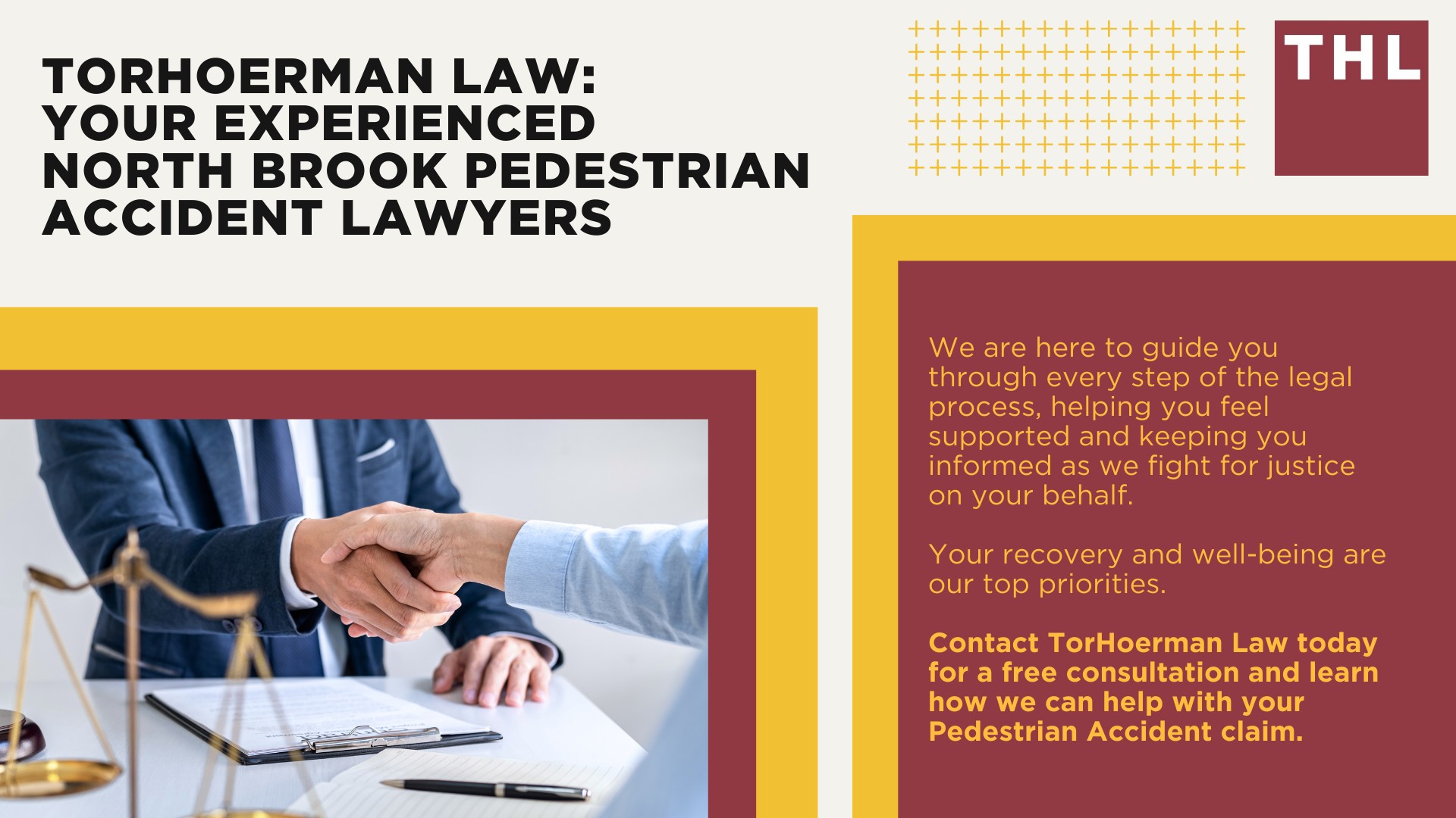 North Brook Pedestrian Accident Lawyer; Meet Our North Brook Pedestrian Accident Lawyers; How Much Does it Cost to Hire a North Brook Pedestrian Accident Attorney; What To Do After a Pedestrian Accident in North Brook; Evidence in Pedestrian Accident Claims; Damages in a Pedestrian Accident Lawsuit; The Legal Process for a Pedestrian Accident Claim in North Brook; How Do Pedestrian Accidents Happen; Common Injuries Sustained in Pedestrian Accidents; TorHoerman Law_ Your Experienced North Brook Pedestrian Accident Lawyers