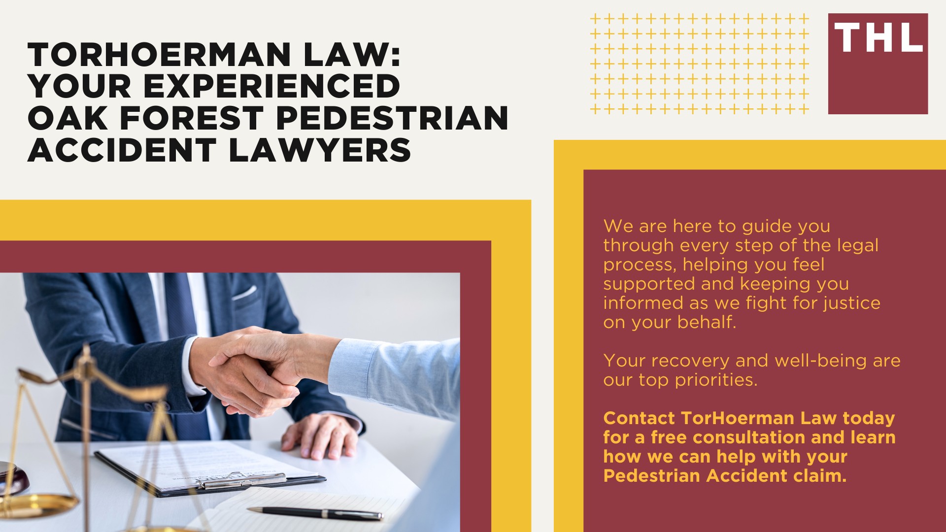 Oak Forest Pedestrian Accident Lawyer; Meet Our Oak Forest Pedestrian Accident Lawyers; How Much Does it Cost to Hire an Oak Forest Pedestrian Accident Attorney; What To Do After a Pedestrian Accident in Oak Forest; Evidence in Pedestrian Accident Claims; Damages in a Pedestrian Accident Lawsuit; The Legal Process for a Pedestrian Accident Claim in Oak Forest; How Do Pedestrian Accidents Happen; Common Injuries Sustained in Pedestrian Accidents; TorHoerman Law_ Your Experienced Oak Forest Pedestrian Accident Lawyers