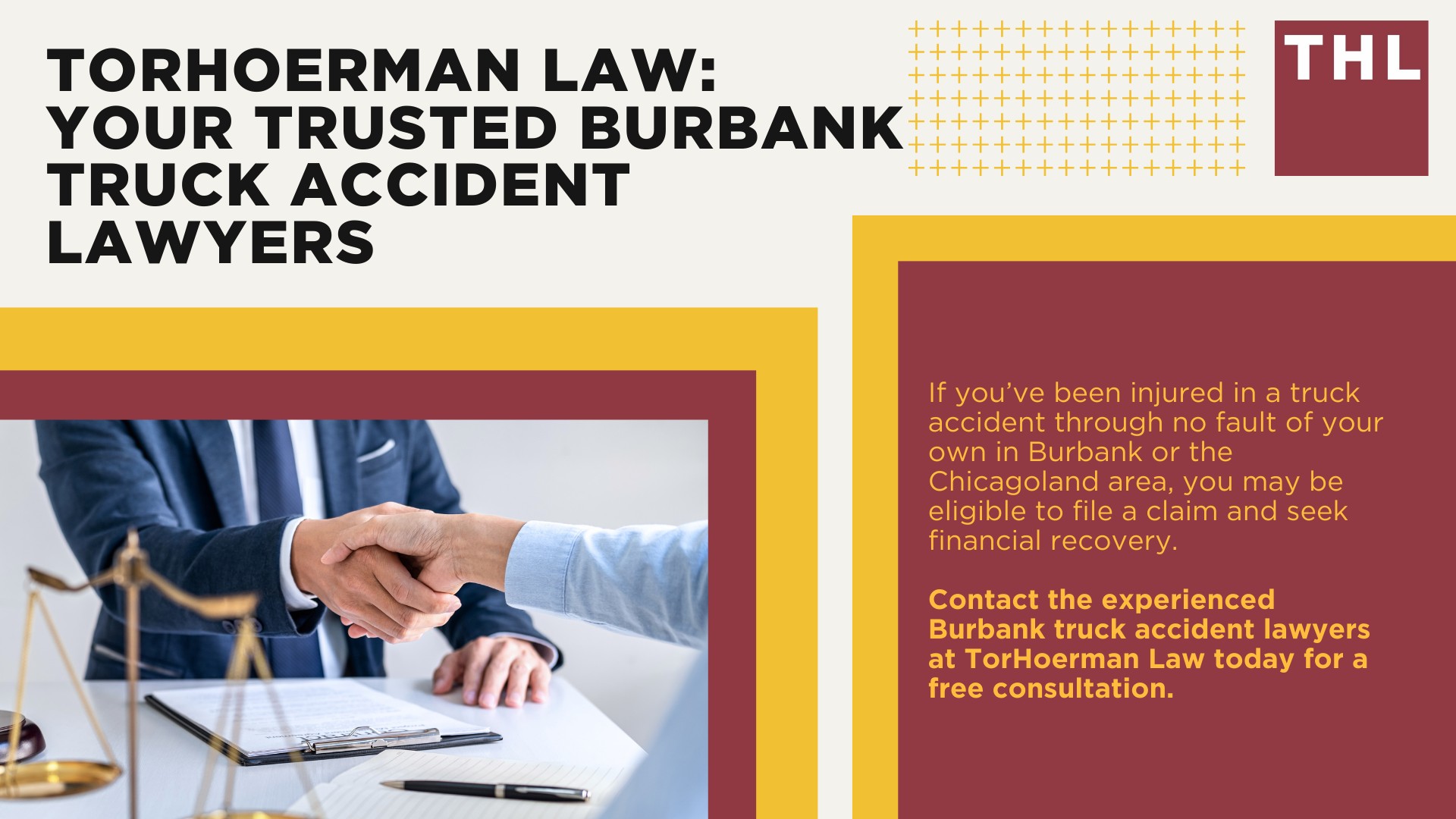 How Much Does it Cost to Hire a Burbank Truck Accident Attorney from TorHoerman Law; How Much Does it Cost to Hire a Burbank Truck Accident Attorney from TorHoerman Law;  Meet Our Burbank Truck Accident Attorneys; Our Founder and Experienced Truck Accident Lawyer_ Tor Hoerman; Our Burbank Truck Accident Lawyers Get Results; What To Do After a Truck Accident in Burbank, IL; Gathering Evidence for a Truck Accident Case; Common Damages in Truck Accident Cases; The Legal Process for Truck Accident Claims in Burbank; How is Liability Determined in Semi-Truck Accidents; Common Truck Accident Injuries; Common Causes of Semi-Truck Accidents; Chicago Truck and Auto Accident Statistics; TorHoerman Law_ Your Trusted Burbank Truck Accident Lawyers