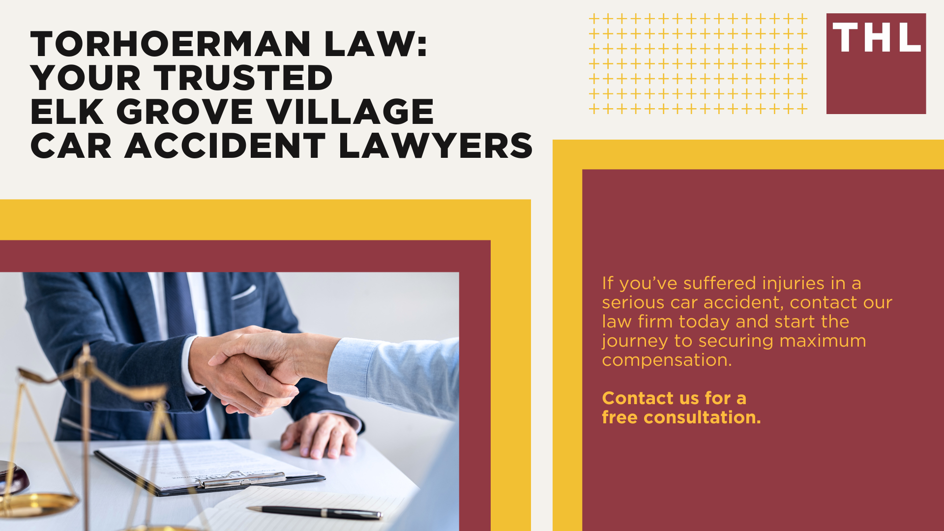 Elk Grove Village Car Accident Lawyer; Meet Our Elk Grove Village Car Accident Lawyers; Our Founder and Experienced Elk Grove Village Car Accident Lawyer_ Tor Hoerman; Our Elk Grove Village Car Accident Lawyers Gets Results; We Provide a Hands-Off Legal Experience for Car Accident Victims; How Much Does it Cost to Hire an Elk Grove Village Car Accident Lawyer from TorHoerman Law; What to Do After a Car Accident in Elk Grove Village, IL; Gathering Evidence for a Car Accident Injury Claim; Damages in Elk Grove Car Accident Cases; The Importance of Seeking Medical Treatment and Mitigating Injuries; The Legal Process for an Elk Grove Village Car Accident Claim Explained; Chicago Car Accident Statistics; What are the Most Common Causes of Car Accidents in Chicago; Common Car Accident Injuries; Do You Need Help from an Elk Grove Village Car Accident Attorney;  TorHoerman Law_ Your Trusted Elk Grove Car Accident Lawyers