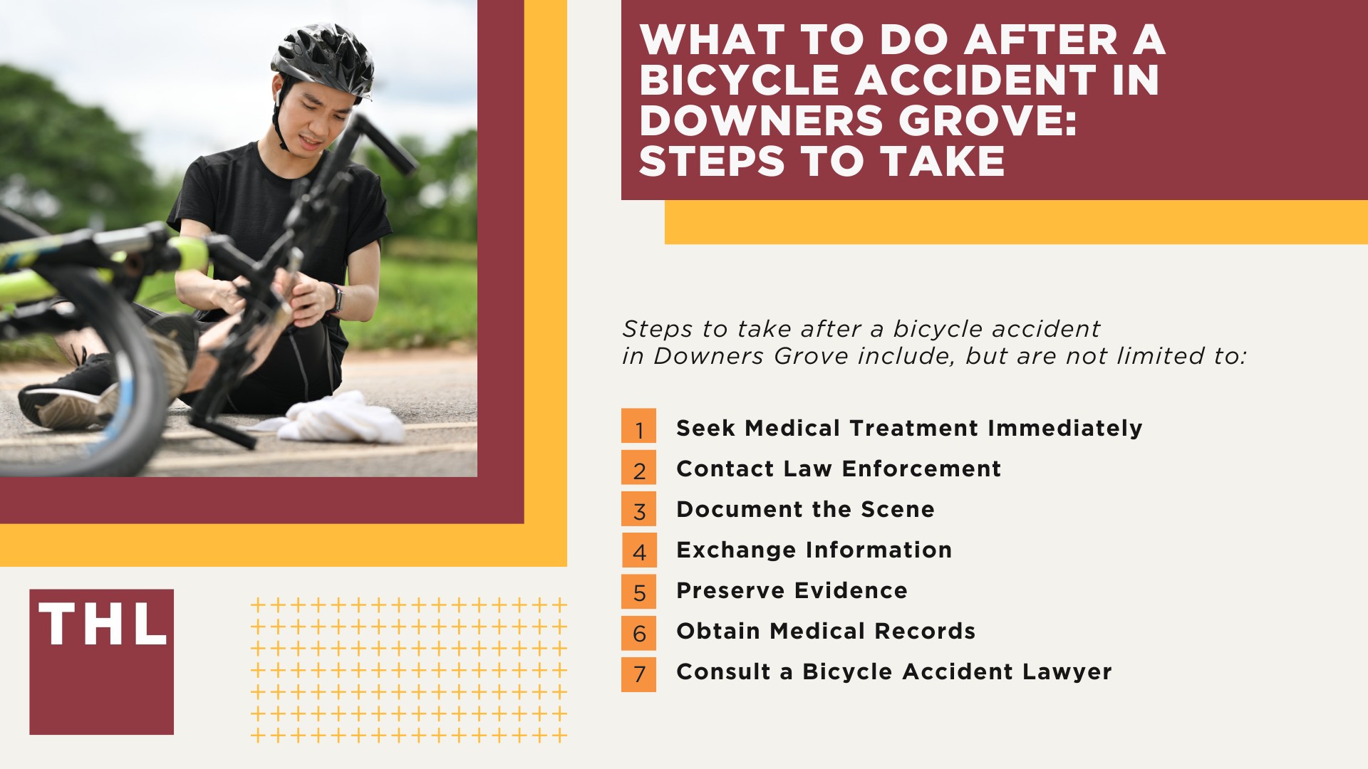 Downers Grove Bike Accident Lawyer; Meet Our Downers Grove Bicycle Accident Lawyers; Our Founder and Downers Grove Bicycle Accident Lawyer_ Tor Hoerman; How Much Does it Cost to Hire a Downers Grove Bicycle Accident Lawyer; What To Do After a Bicycle Accident in Downers Grove_ Steps to Take