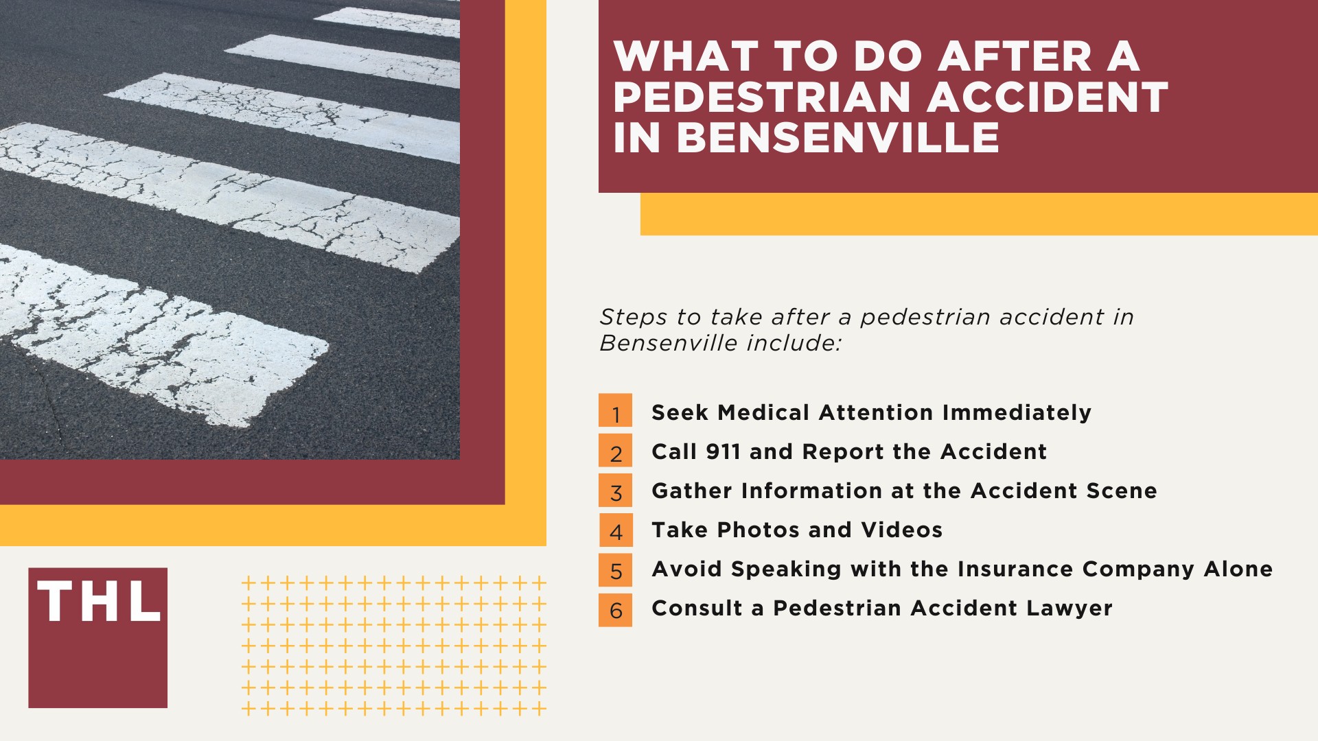 Bensenville Pedestrian Accident Lawyer; Meet Our Bensenville Pedestrian Accident Lawyers; How Much Does it Cost to Hire a Bensenville Pedestrian Accident Attorney; What To Do After a Pedestrian Accident in Bensenville