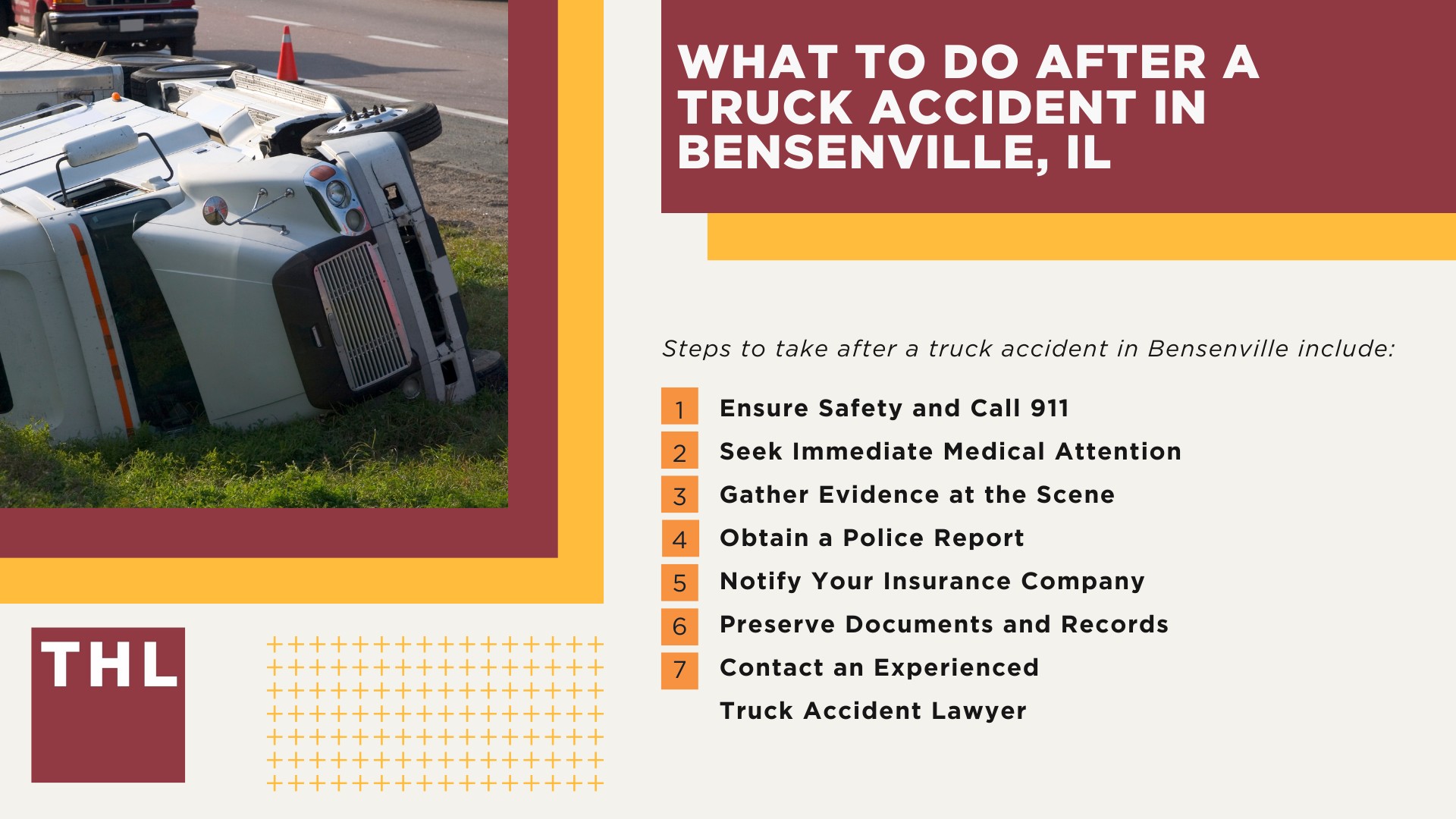 Bensenville Truck Accident Lawyer; How Can a Bensenville Truck Accident Lawyer from TorHoerman Law Help You (2); Meet Our Bensenville Truck Accident Attorneys; Our Founder and Experienced Truck Accident Lawyer_ Tor Hoerman; Our Bensenville Truck Accident Lawyers Get Results; What To Do After a Truck Accident in Bensenville, IL