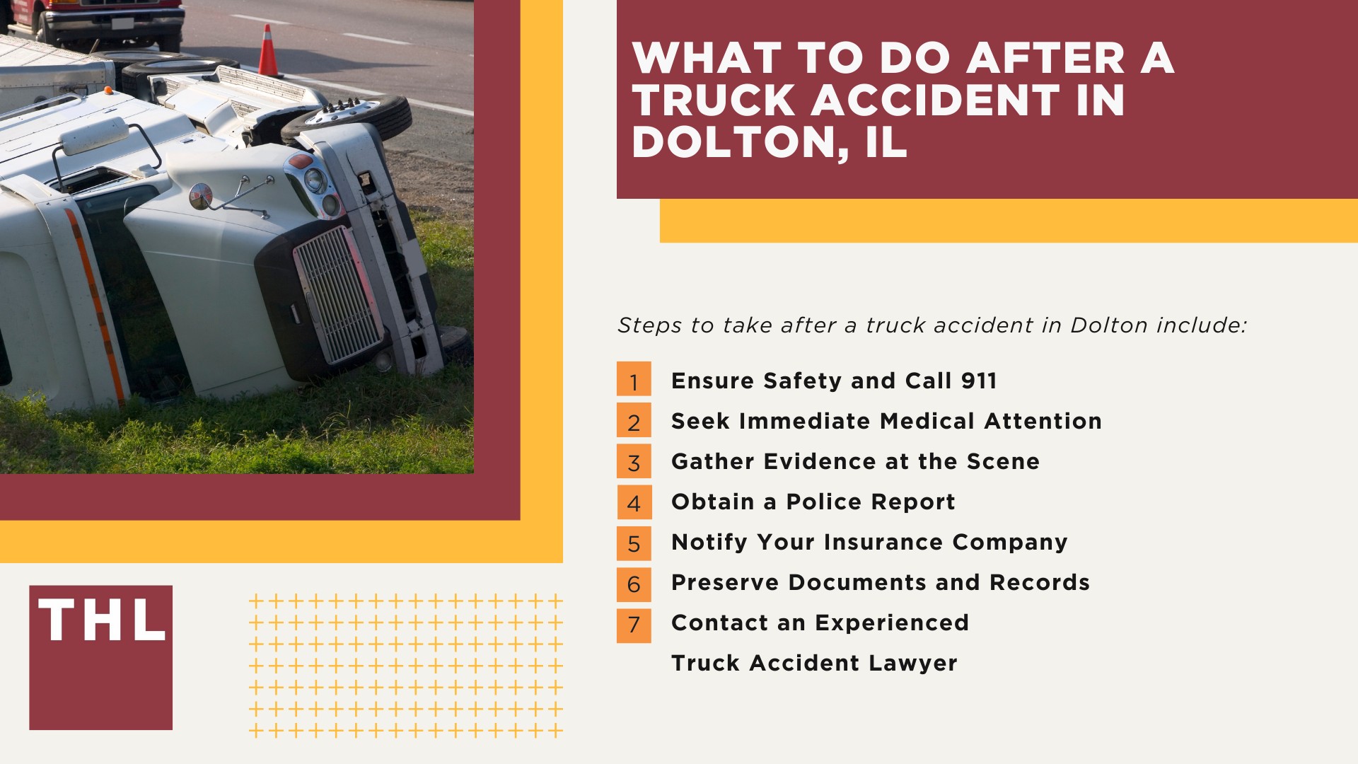 Dolton Truck Accident Lawyer; How Can a Dolton Truck Accident Lawyer from TorHoerman Law Help You; How Much Does it Cost to Hire a Dolton Truck Accident Attorney from TorHoerman Law; Meet Our Dolton Truck Accident Attorneys; Our Founder and Experienced Truck Accident Lawyer_ Tor Hoerman; Our Dolton Truck Accident Lawyers Get Results; What To Do After a Truck Accident in Dolton, IL