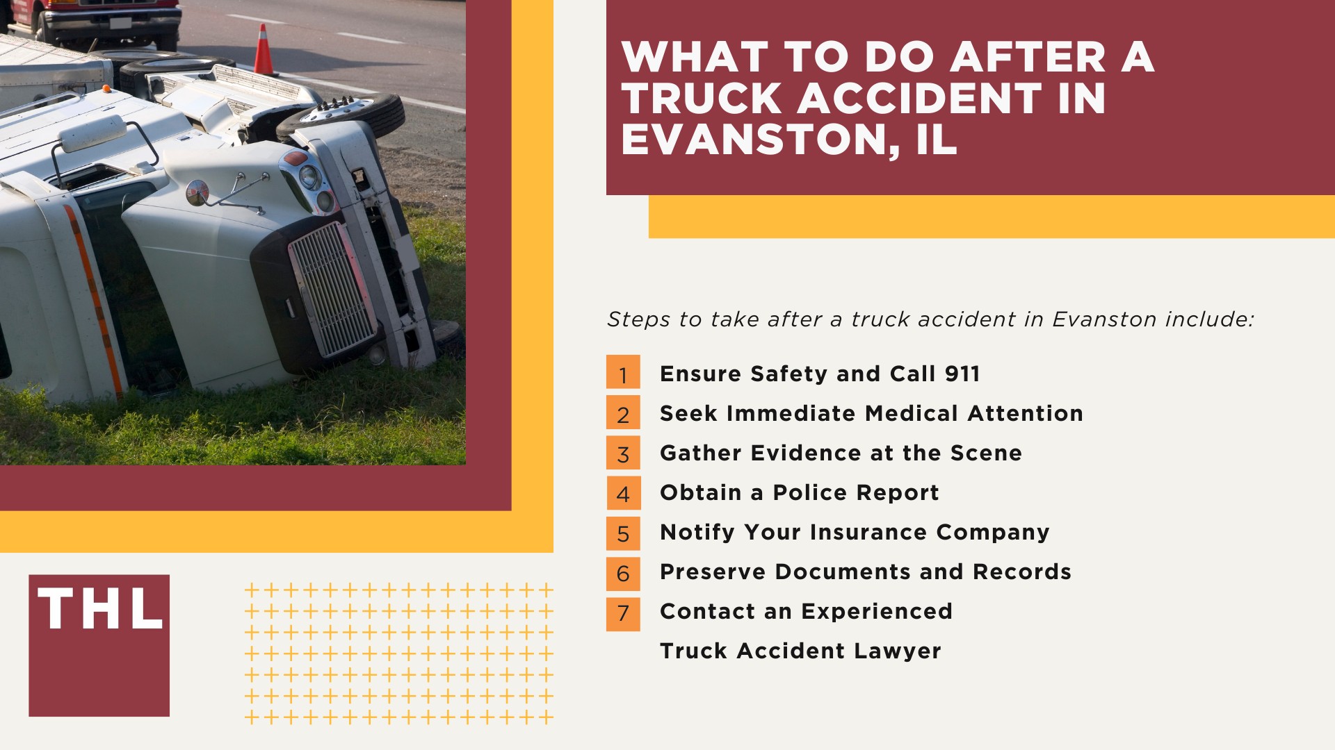 Evanston Truck Accident Lawyer; How Can an Evanston Truck Accident Lawyer from TorHoerman Law Help You; How Much Does it Cost to Hire a Evanston Truck Accident Attorney from TorHoerman Law;  Meet Our Evanston Truck Accident Attorneys; Our Founder and Experienced Truck Accident Lawyer_ Tor Hoerman; Our Evanston Truck Accident Lawyers Get Results; What To Do After a Truck Accident in Evanston, IL