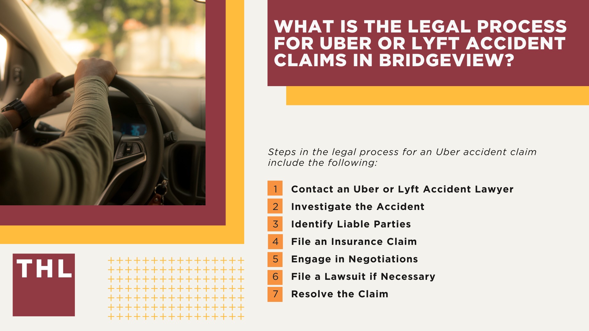 Bridgeview Uber Accident Lawyer; Meet Our Team of Bridgeview Uber Accident Lawyers; Our Founder and Experienced Bridgeview Uber Accident Lawyer_ Tor Hoerman; How Much Does it Cost to Hire an Uber Accident Attorney; What to Do After an Uber Accident in Bridgeview_ Steps to Take; Can I Sue Uber or Lyft for My Injuries in a Rideshare Accident; What is the Legal Process for Uber or Lyft Accident Claims in Bridgeview