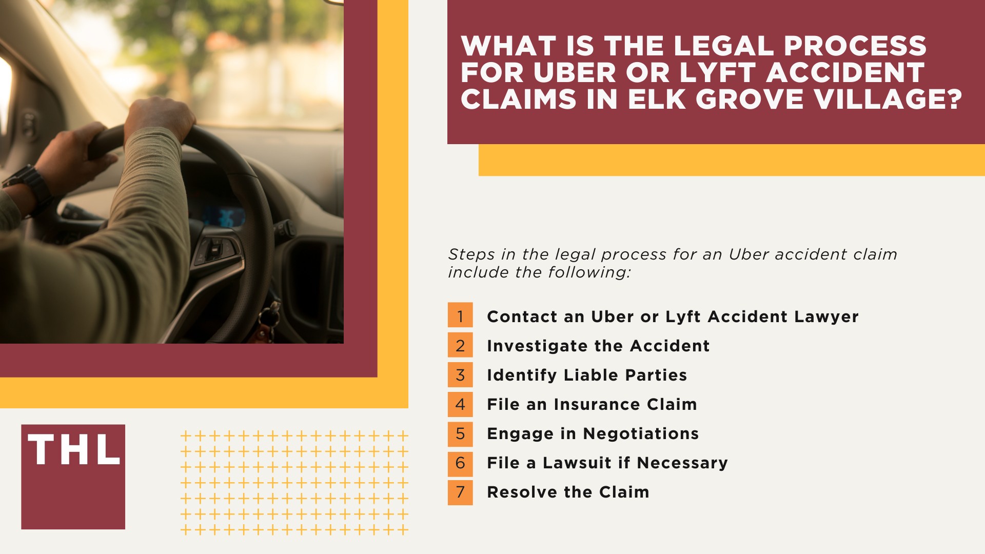 Elk Grove Village Uber Accident Lawyer; Meet Our Team of Elk Grove Village Uber Accident Lawyers; Our Founder and Experienced Elk Grove Village Uber Accident Lawyer_ Tor Hoerman; How Much Does it Cost to Hire an Uber Accident Attorney; What to Do After an Uber Accident in Elk Grove Village_ Steps to Take; Can I Sue Uber or Lyft for My Injuries in a Rideshare Accident; What is the Legal Process for Uber or Lyft Accident Claims in Elk Grove Village