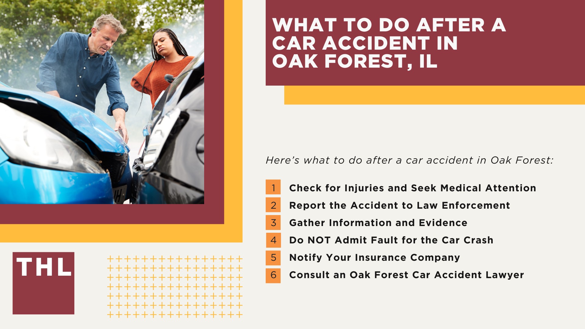 Oak Forest Car Accident Lawyer; Meet Our Oak Forest Car Accident Lawyers; Our Founder and Experienced Oak Forest Car Accident Lawyer_ Tor Hoerman; Our Oak Forest Car Accident Lawyers Get Results; We Provide a Hands-Off Legal Experience for Car Accident Victims; How Much Does it Cost to Hire an Oak Forest Car Accident Lawyer from TorHoerman Law; What to Do After a Car Accident in Oak Forest, IL; Gathering Evidence for a Car Accident Injury Claim; Damages in Oak Forest Car Accident Cases; The Importance of Seeking Medical Treatment and Mitigating Injuries; The Legal Process for an Oak Forest Car Accident Claim Explained; Chicago Car Accident Statistics; What are the Most Common Causes of Car Accidents in Chicago; Common Car Accident Injuries; Do You Need Help from an Oak Forest Car Accident Attorney; TorHoerman Law_ Your Trusted Oak Forest Car Accident Lawyers