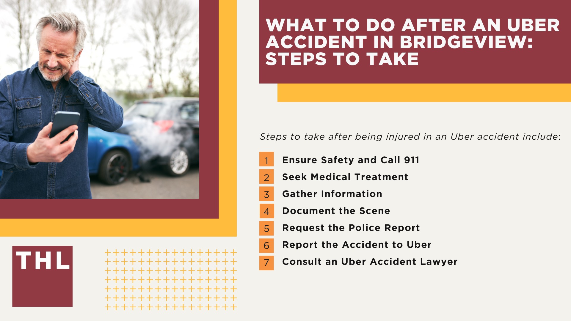 Bridgeview Uber Accident Lawyer; Meet Our Team of Bridgeview Uber Accident Lawyers; Our Founder and Experienced Bridgeview Uber Accident Lawyer_ Tor Hoerman; How Much Does it Cost to Hire an Uber Accident Attorney; What to Do After an Uber Accident in Bridgeview_ Steps to Take