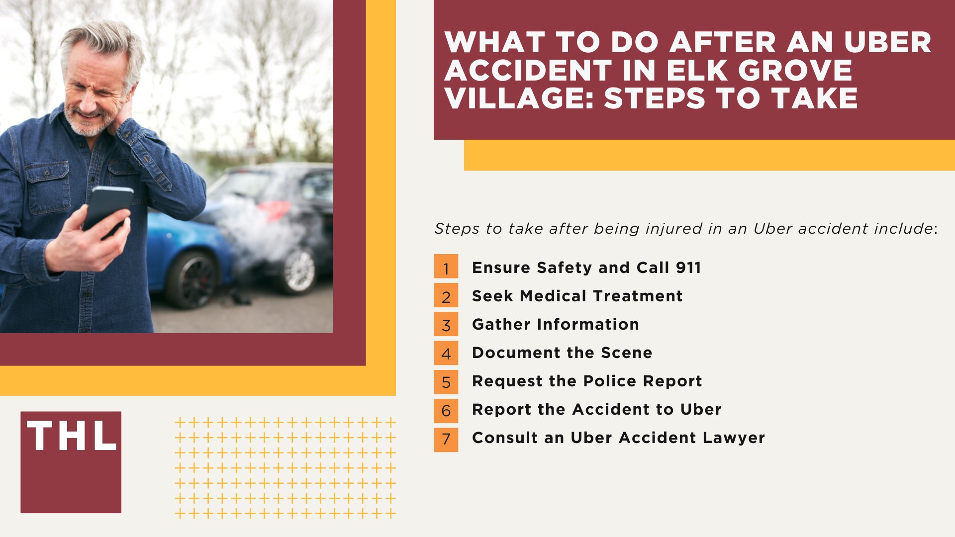 Elk Grove Village Uber Accident Lawyer; Meet Our Team of Elk Grove Village Uber Accident Lawyers; Our Founder and Experienced Elk Grove Village Uber Accident Lawyer_ Tor Hoerman; How Much Does it Cost to Hire an Uber Accident Attorney; What to Do After an Uber Accident in Elk Grove Village_ Steps to Take