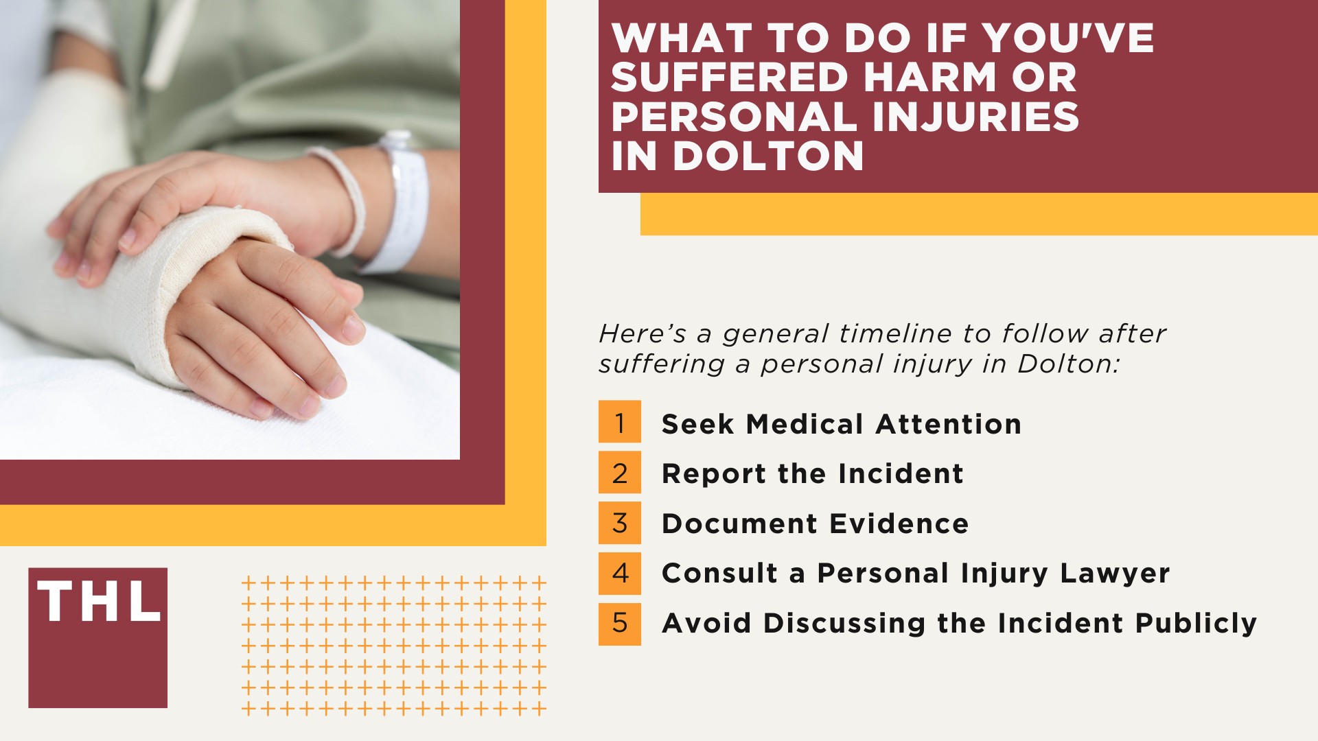 Personal Injury Lawyer Dolton; Meet Our Dolton Personal Injury Lawyers; Our Founder and Experienced Dolton Personal Injury Lawyer_ Tor Hoerman; How Much Does it Cost to Hire a Dolton Personal Injury Attorney from TorHoerman Law; Types of Personal Injury Cases We Handle at TorHoerman Law; The Legal Process for Filing a Personal Injury Case in Dolton, IL; What to Do If You've Suffered Harm or Personal Injuries in Dolton